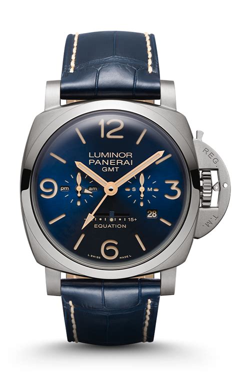 đồng hồ panerai gmt|Panerai Luminor Equation of Time GMT Titanio 47mm .